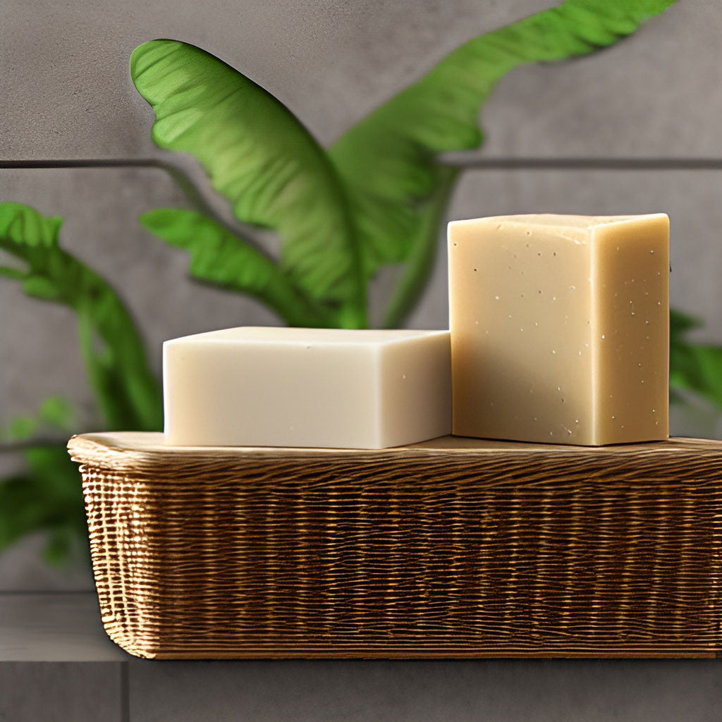 Natural Artisan Handmade Gift Basket Bar Soap Set