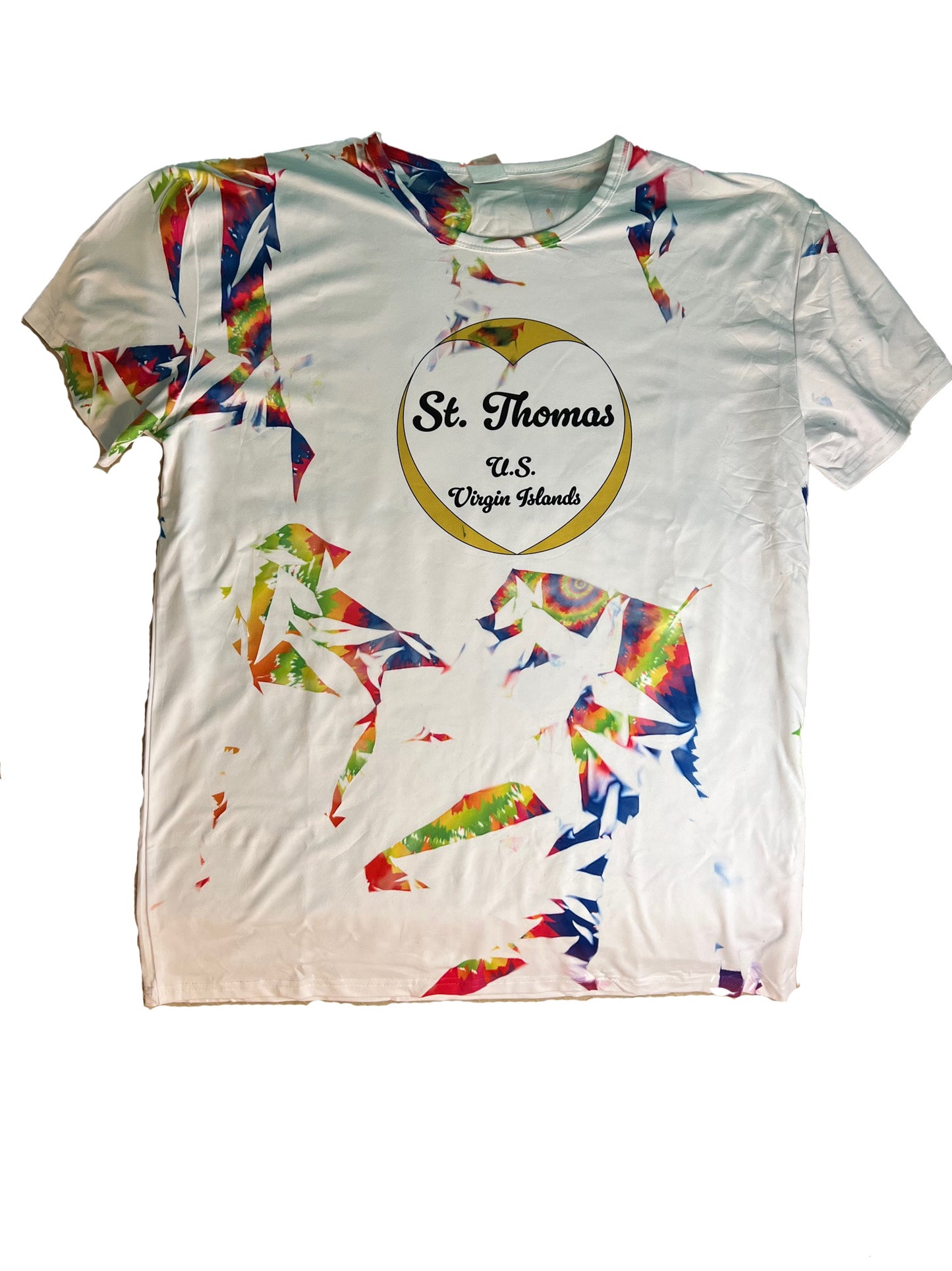 Virgin Islands tie dye style T-Shirt