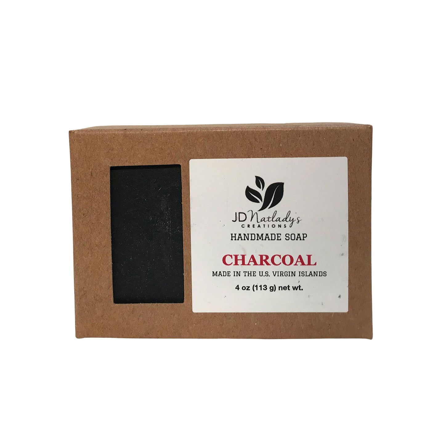charcoal and shea butter soap by JDNatlady's Creations