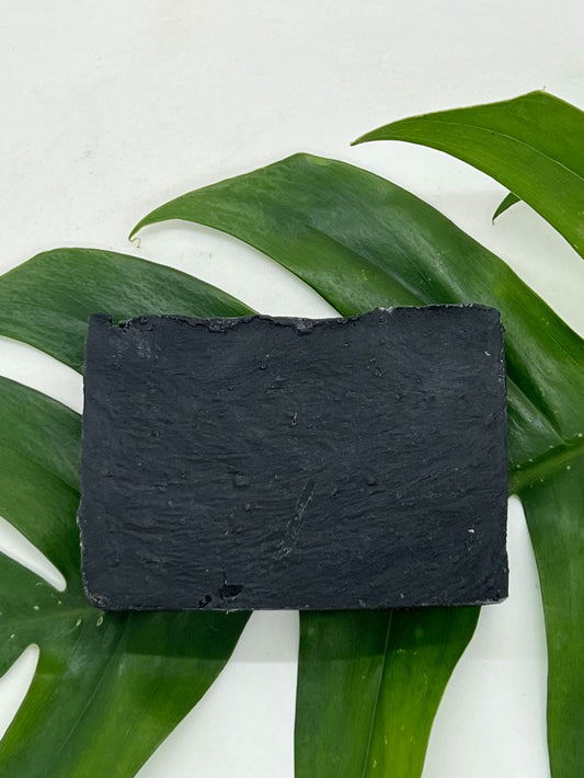 handmade charcoal soap for hair washing by JDNatlady's Creations