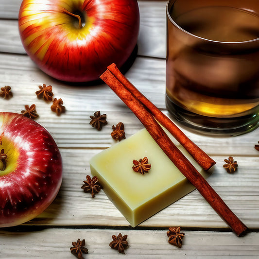 fall scented soaps with apples cider and spices