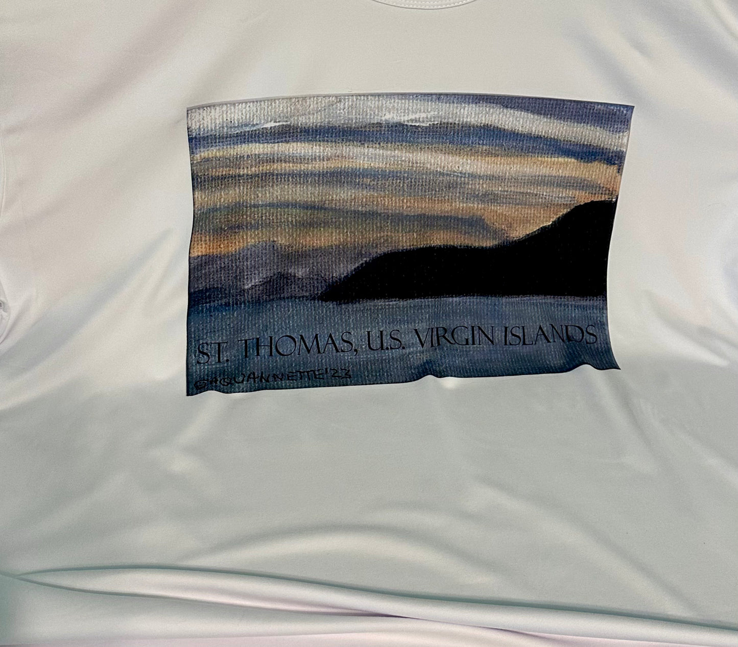 US Virgin Islands St. Thomas USVI Sunset Tropical T-Shirt
