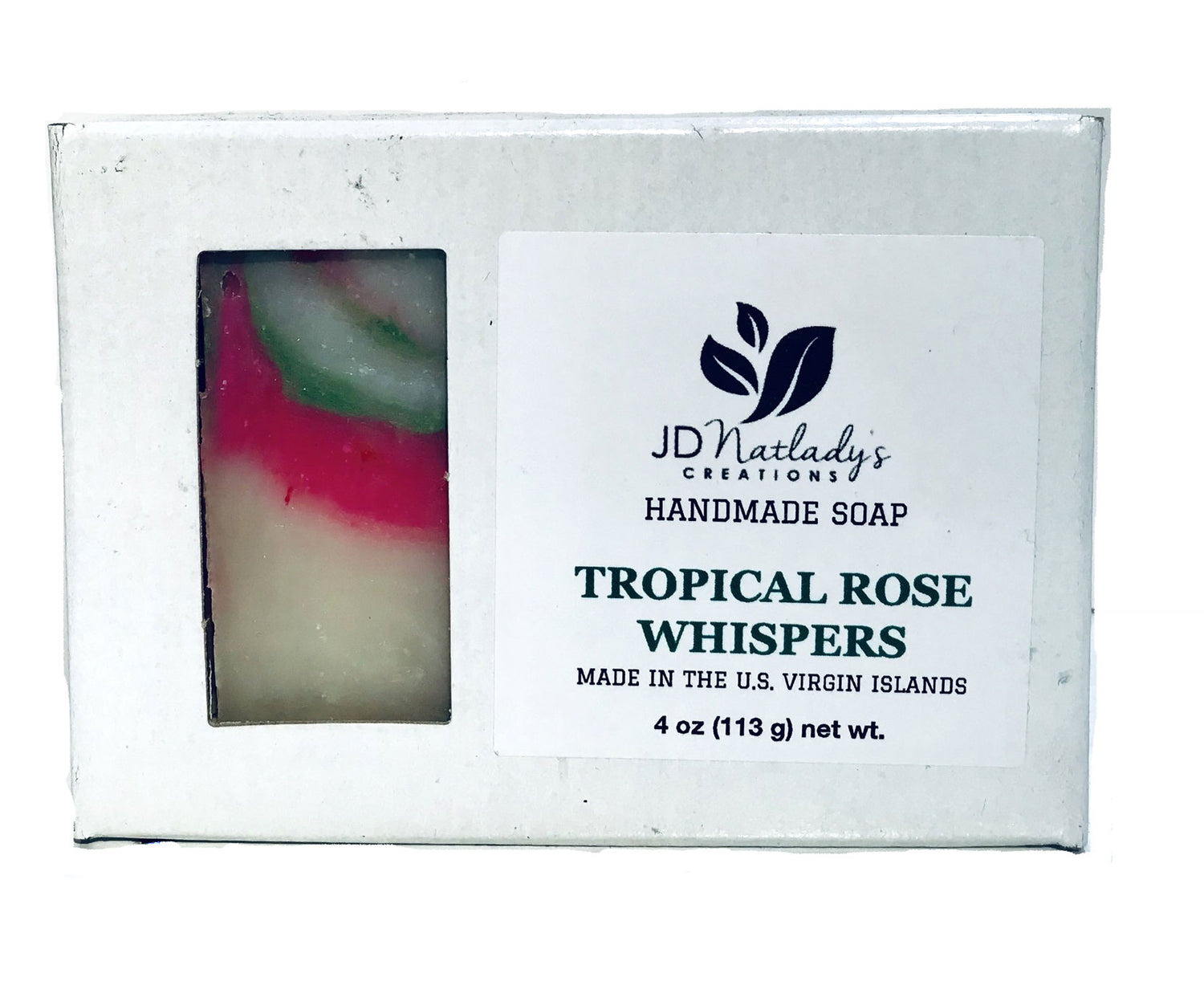 Tropical Rose Whispers Soap by JDNatlady's Creations