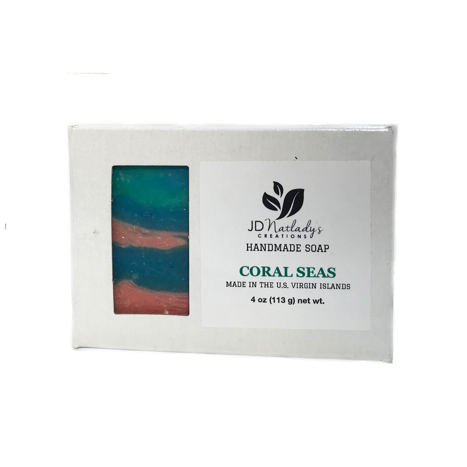Coral Seas Artisanal Hand Soap at JDNatlady's Creations