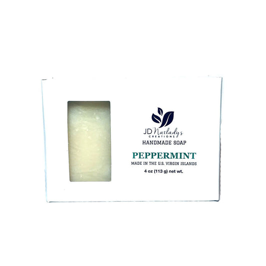 peppermint essential oil soap by JDNatlady's Creations